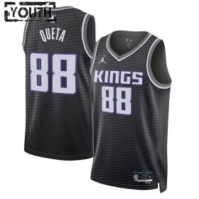 Maillot Basket Enfant Sacramento Kings Neemias Queta 88 2022-23 Jordan Statement Edition Noir Swingman
